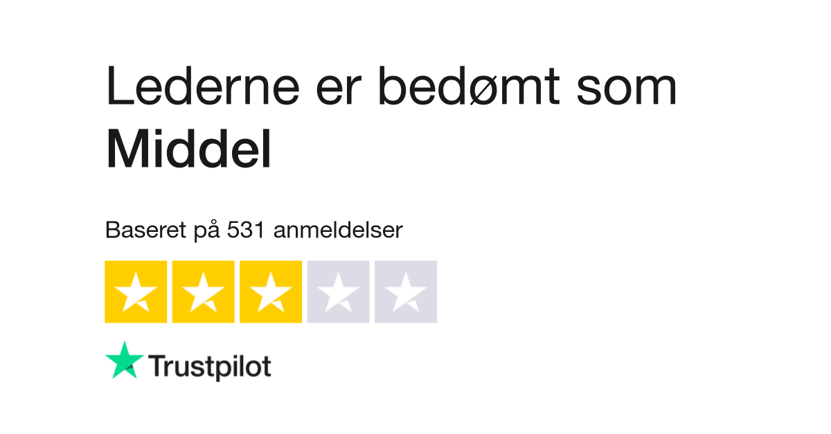 Anmeldelser af | kundernes anmeldelser af www.lederne.dk