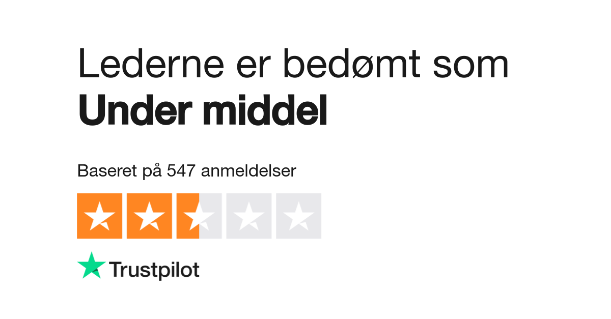 Anmeldelser af | kundernes anmeldelser af www.lederne.dk