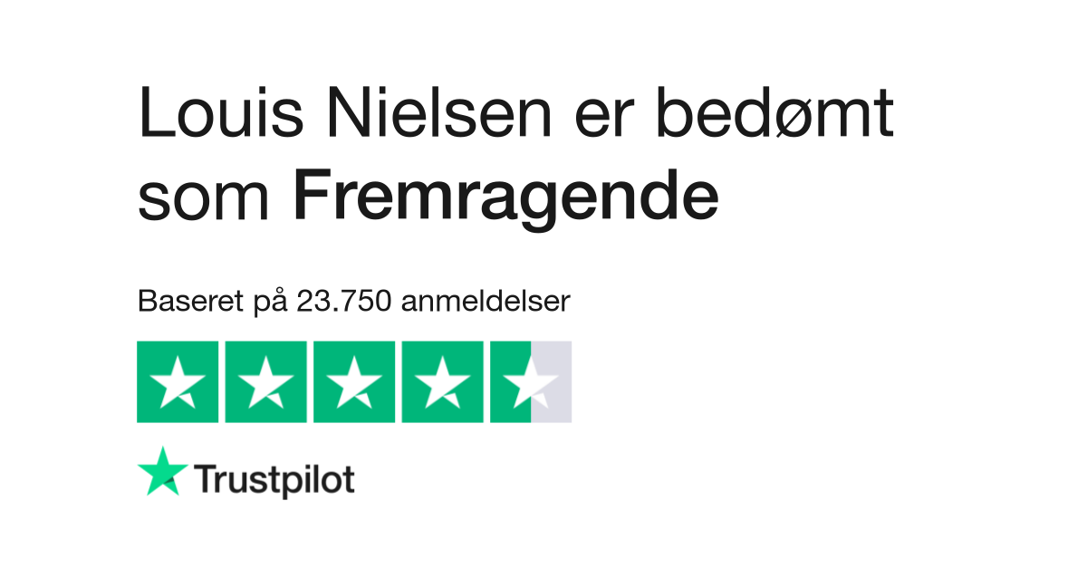 Anmeldelser af Louis | Læs kundernes anmeldelser af www.louisnielsen .dk