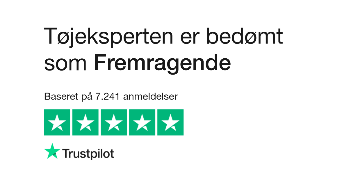 Anmeldelser Tøjeksperten | Læs kundernes anmeldelser af www.toejeksperten .dk