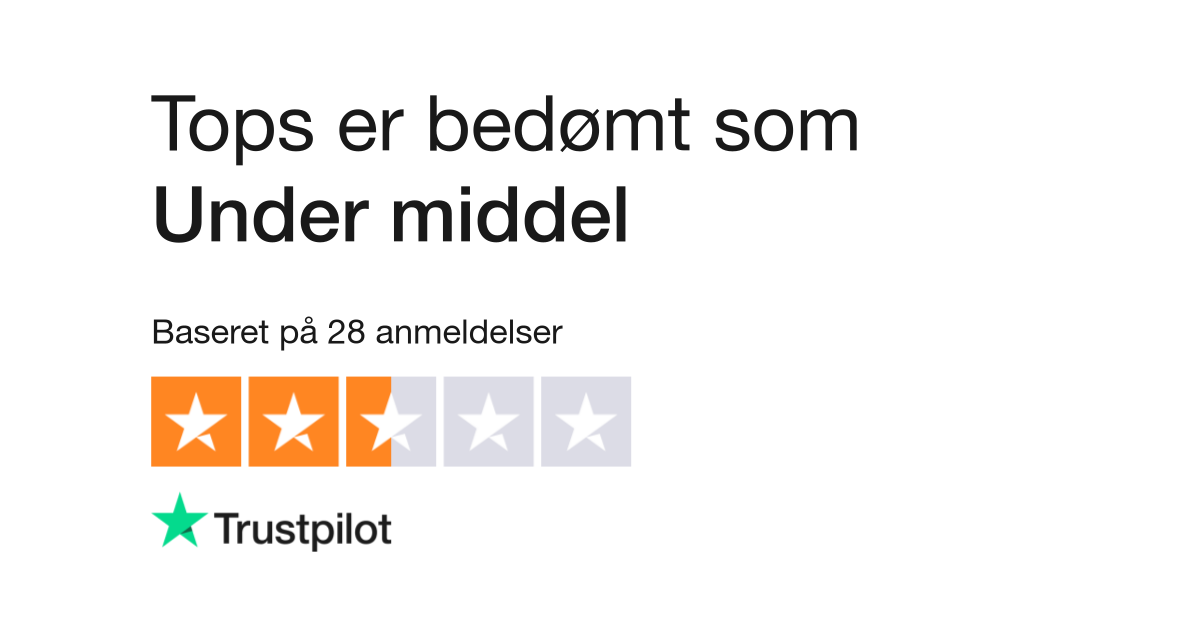 Anmeldelser af Tops | anmeldelser www.tops.dk