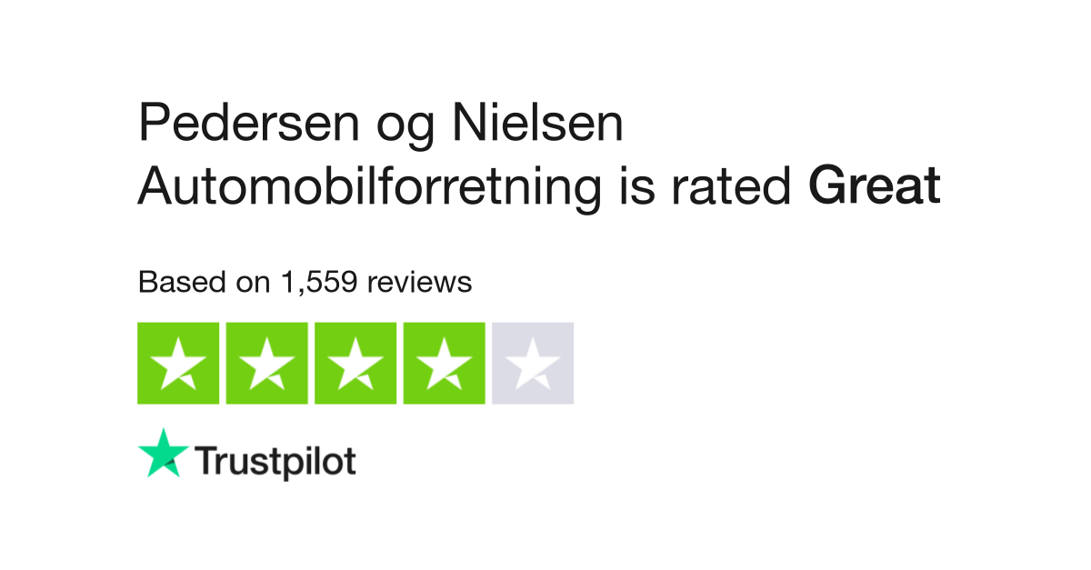 Pedersen Og Nielsen Automobilforretning Reviews Read Customer