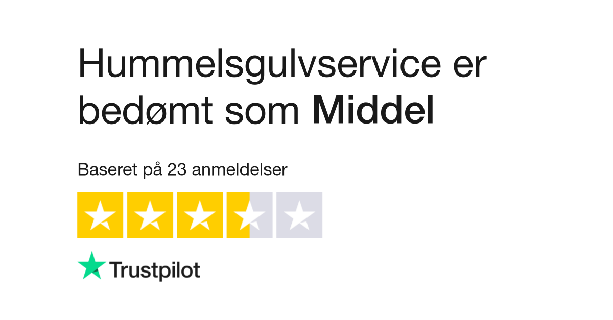 af Hummelsgulvservice | Læs kundernes anmeldelser www.hummelsgulvservice.dk