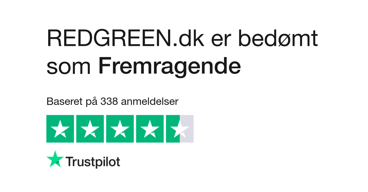 af REDGREEN Læs kundernes anmeldelser af www.redgreen.dk