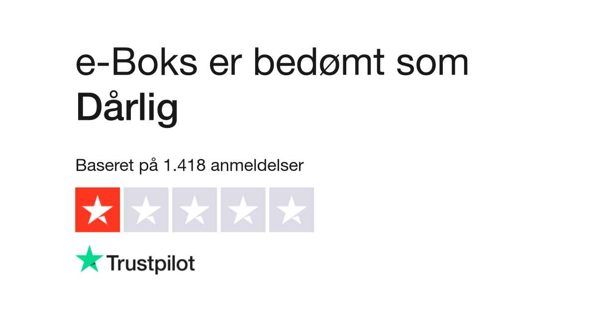 Bliv ved Uenighed Eller senere Anmeldelser af e-Boks | Læs kundernes anmeldelser af www.e-boks.dk