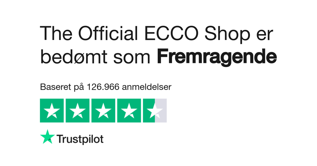 Anmeldelser The Official ECCO Shop | Læs kundernes ecco .com