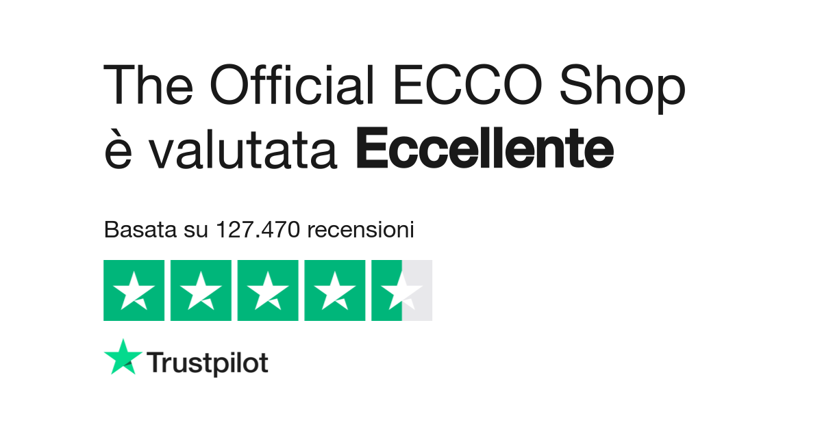 The Official ECCO Shop Leggi le recensioni dei servizi di ecco