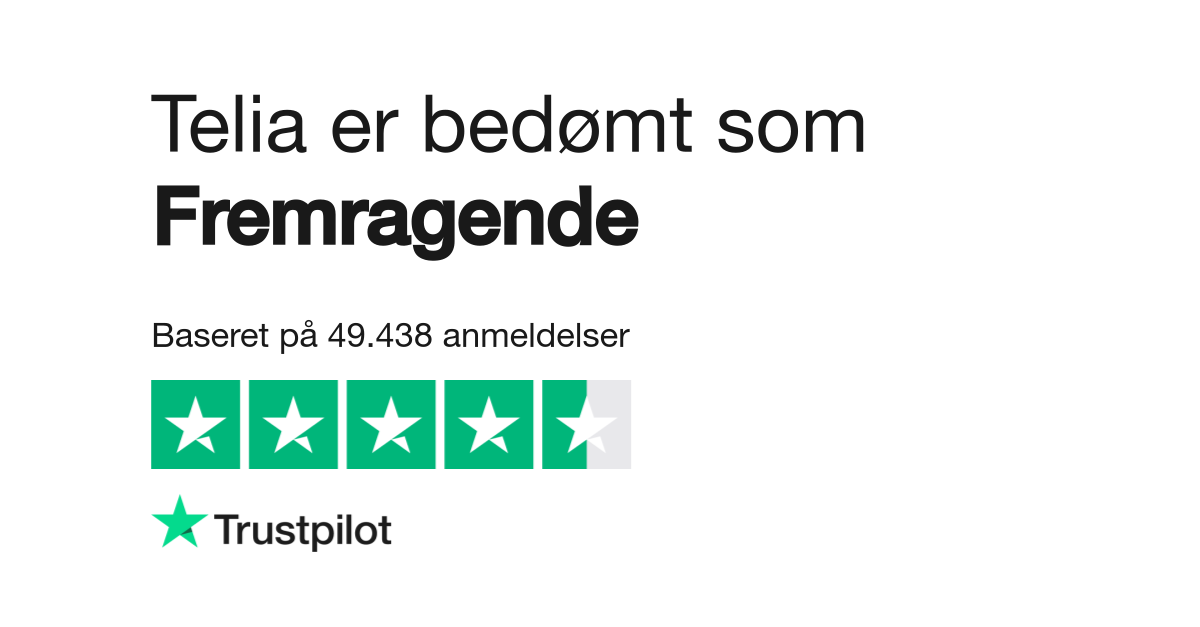 Anmeldelser af Telia | Læs kundernes anmeldelser af 