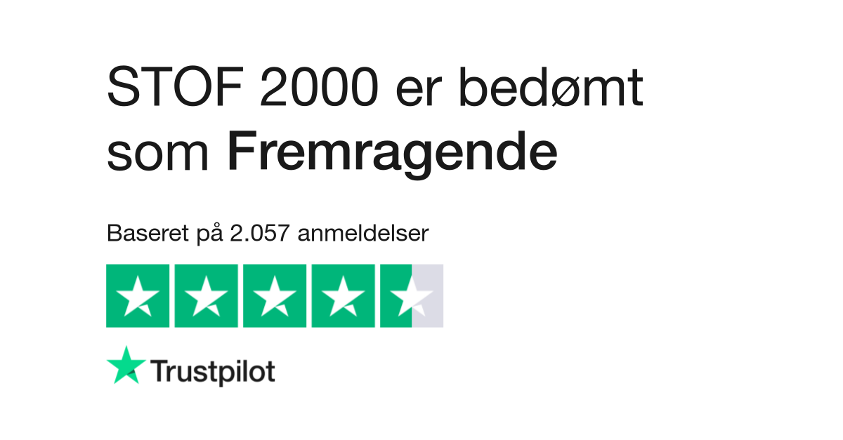 af STOF 2000 | Læs kundernes af www.stof2000.dk