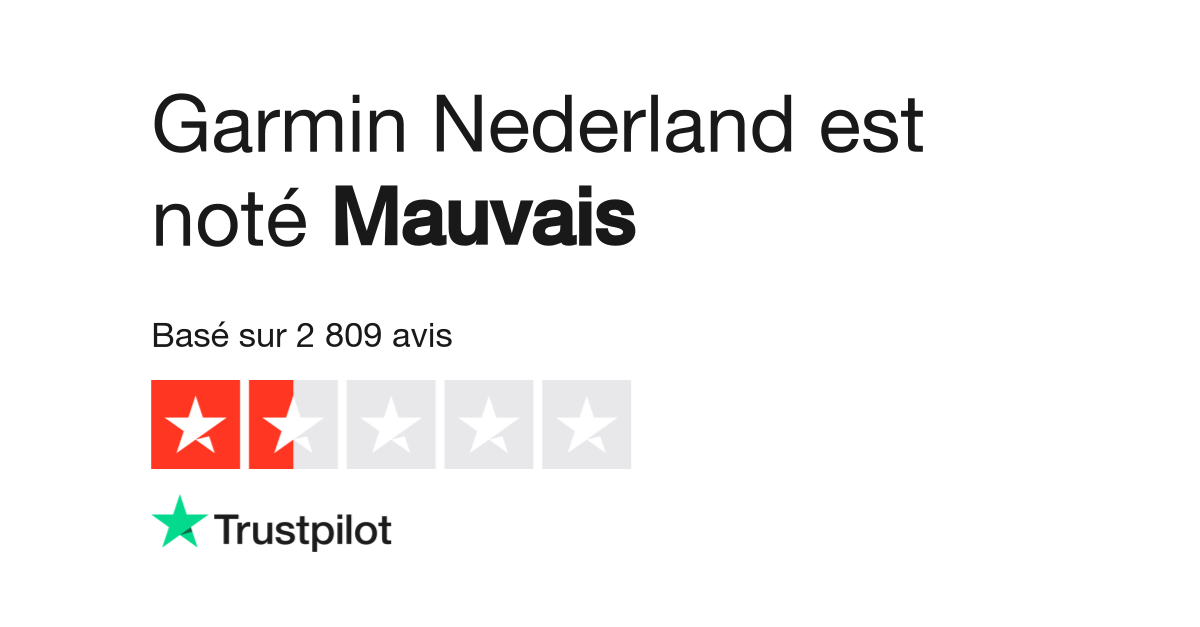 Avis de Garmin Nederland Lisez les avis marchands de www.garmin