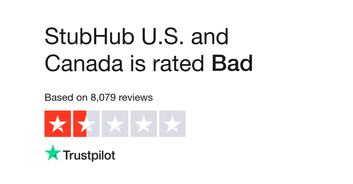 StubHub U.S. and Canada Reviews Read Customer Service Reviews of www