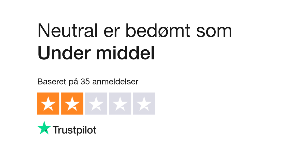 Anmeldelser af Neutral | Læs anmeldelser af www.neutral.dk