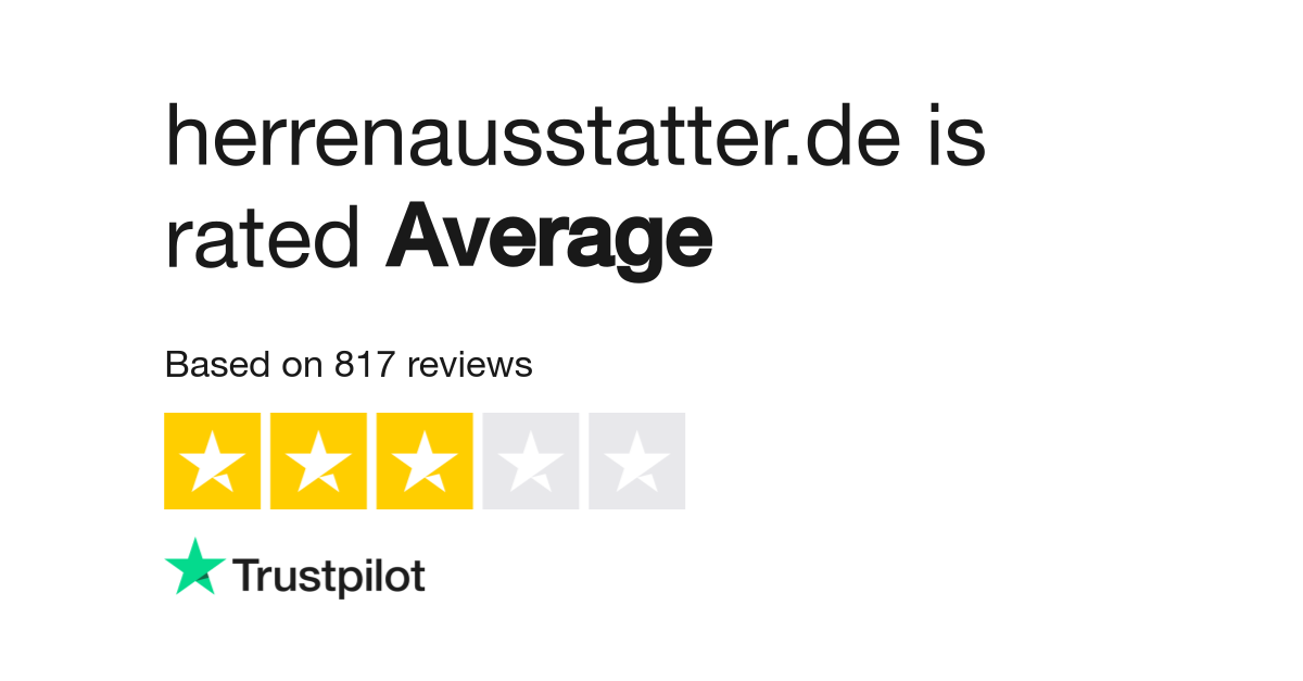 Herrenausstatter De Reviews Read Customer Service Reviews Of Www Herrenausstatter De