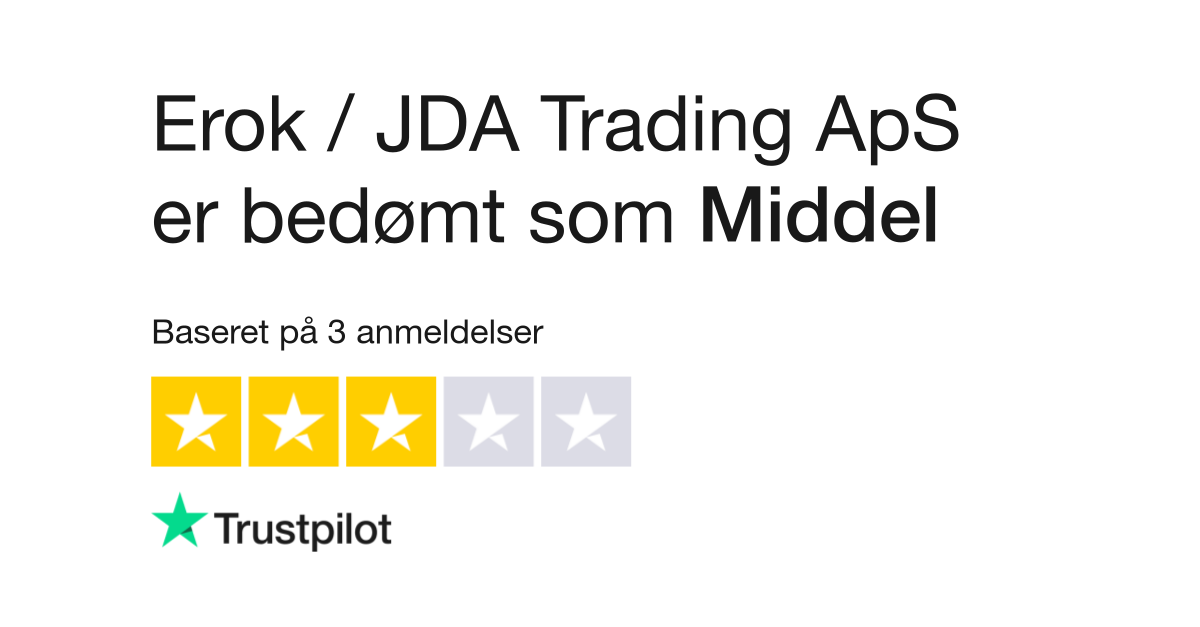 Anmeldelser Erok / JDA ApS | kundernes anmeldelser af www.adultshop.dk