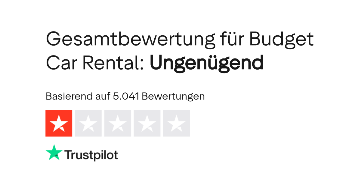 Bewertungen Zu Budget Car Rental Lesen Sie Kundenbewertungen Zu Www Budget Com