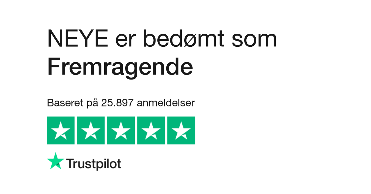 Selvrespekt undskyldning Figur Anmeldelser af NEYE | Læs kundernes anmeldelser af www.neye.dk
