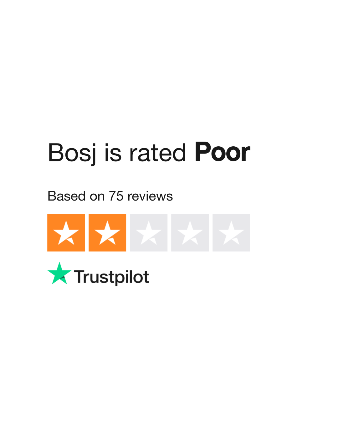 Bosj Reviews Read Customer Service Reviews of www.bosj.dk