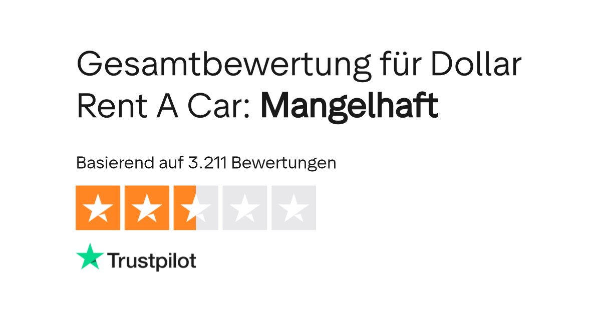 Bewertungen Zu Dollar Rent A Car Lesen Sie Kundenbewertungen Zu Www Dollar Com