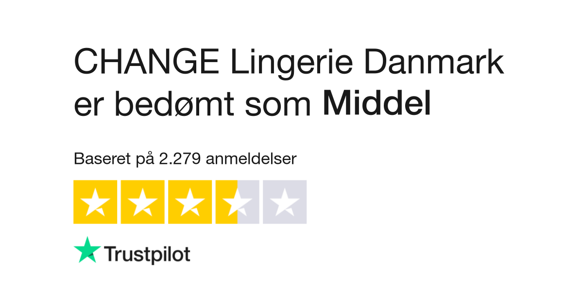 flamme Vidunderlig pianist Anmeldelser af CHANGE Lingerie Danmark | Læs kundernes anmeldelser af change .com/dk