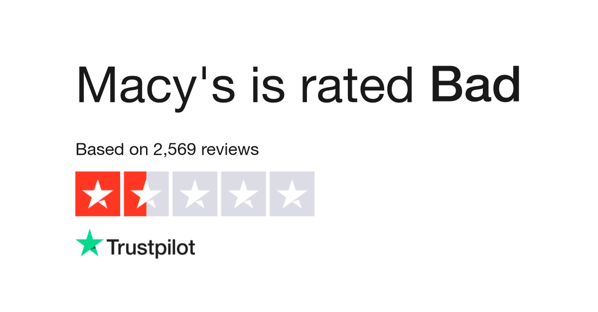 Macy's Reviews - 1,450 Reviews of Macys.com