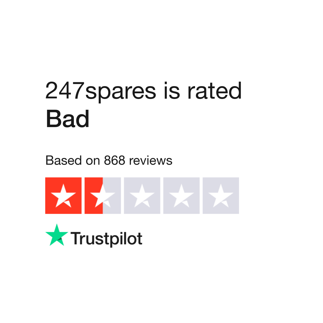 Read Customer Service Reviews of www.247spares.co.uk