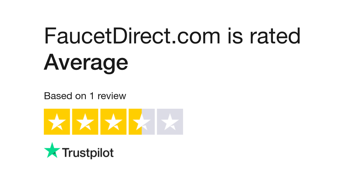 Faucetdirect Com Reviews Read Customer Service Reviews Of Www