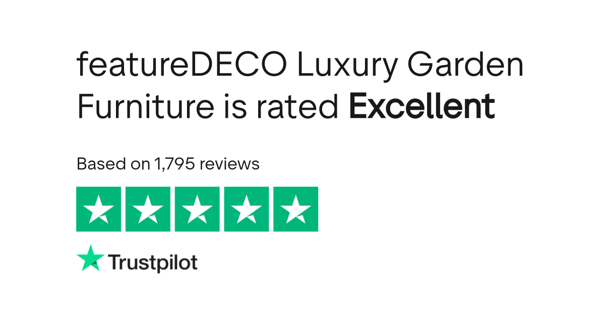 featureDECO Luxury Garden Furniture Reviews Read Customer Service Reviews of www.featuredeco.co.uk