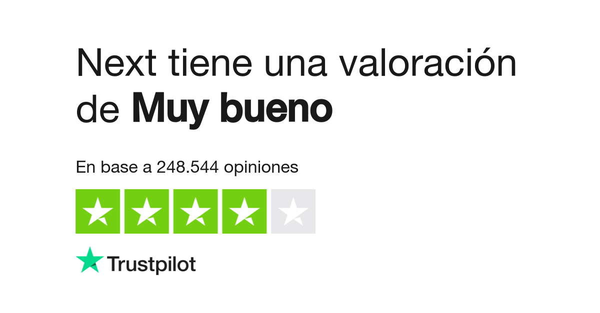 Next ropa opiniones deals