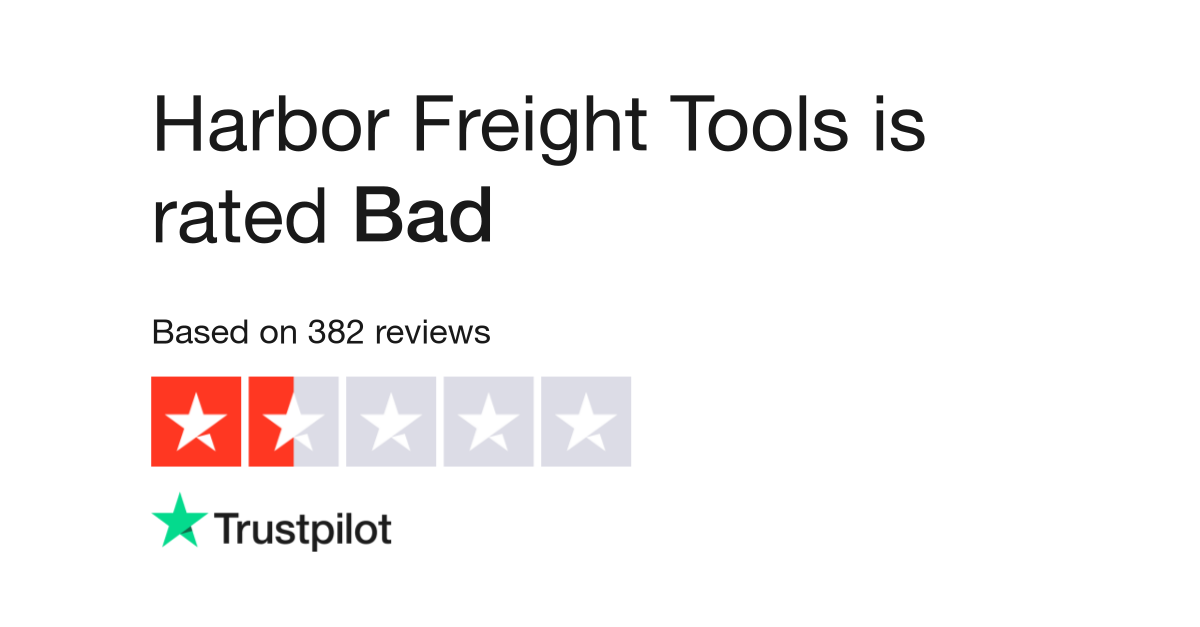 Harbor Freight Tools Reviews - 290 Reviews of Harborfreight.com