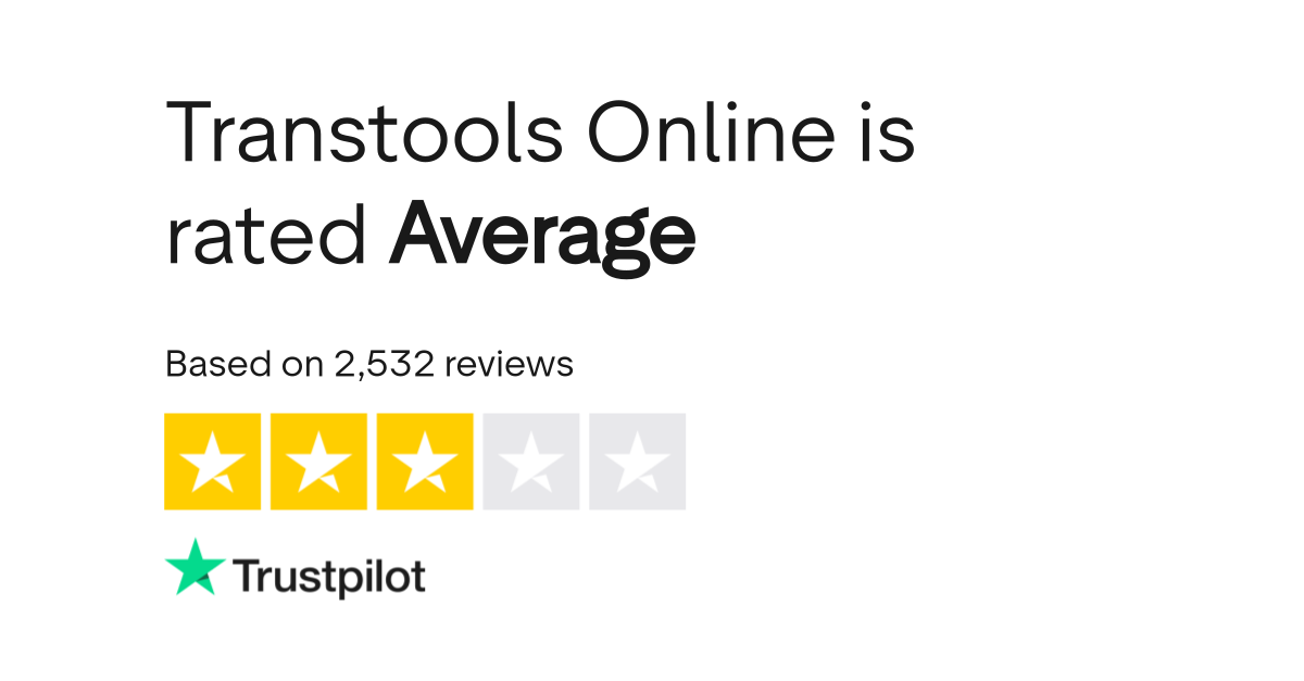 Transtools Reviews Read Customer Service Reviews of www.transtools.co.uk