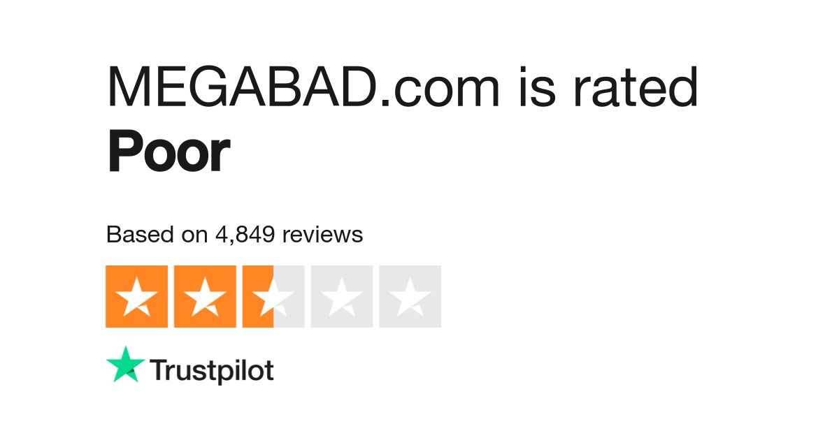 Megabad Reviews Read Customer Service Reviews Of Www Megabad Com