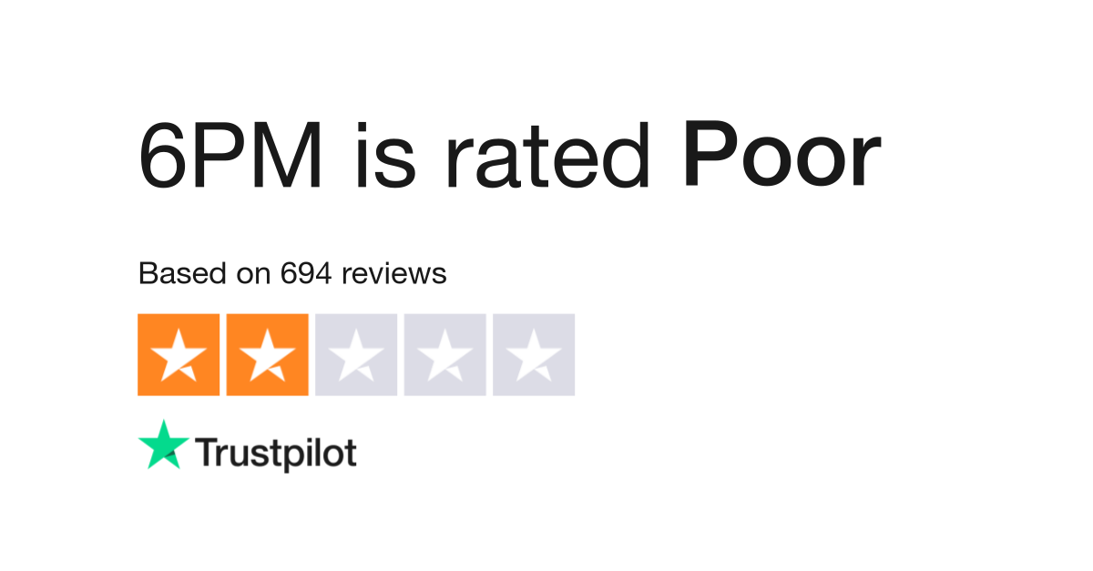 6PM Reviews Read Customer Service Reviews of www.6pm 25 of 34