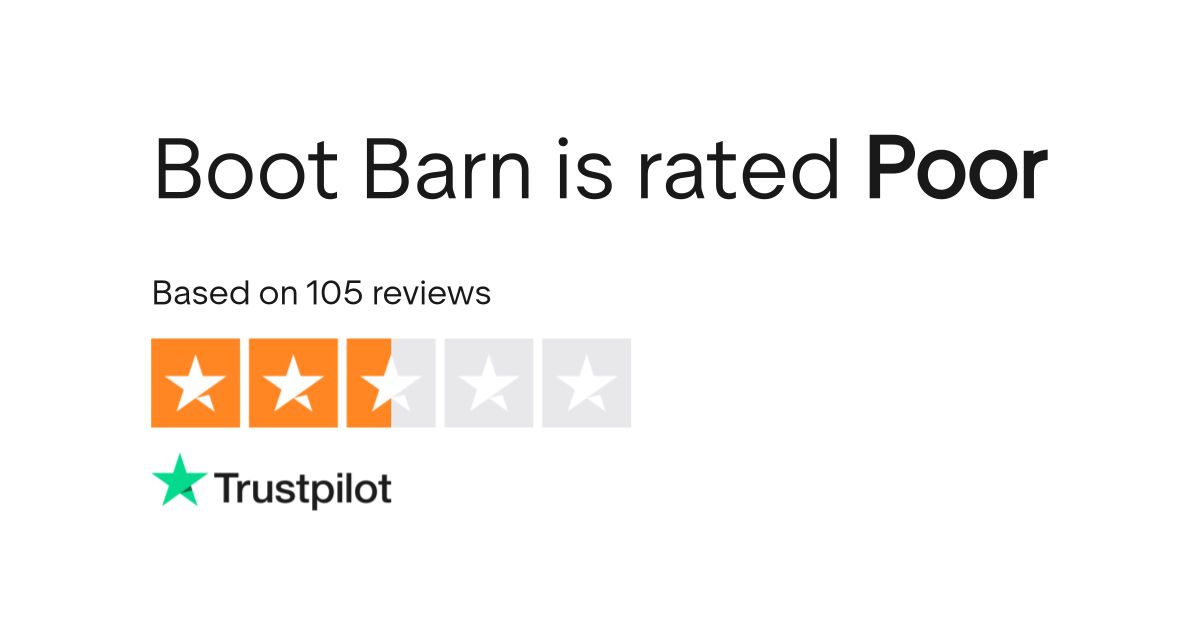 Boot Barn Reviews Read Customer Service Reviews Of Www Bootbarn Com