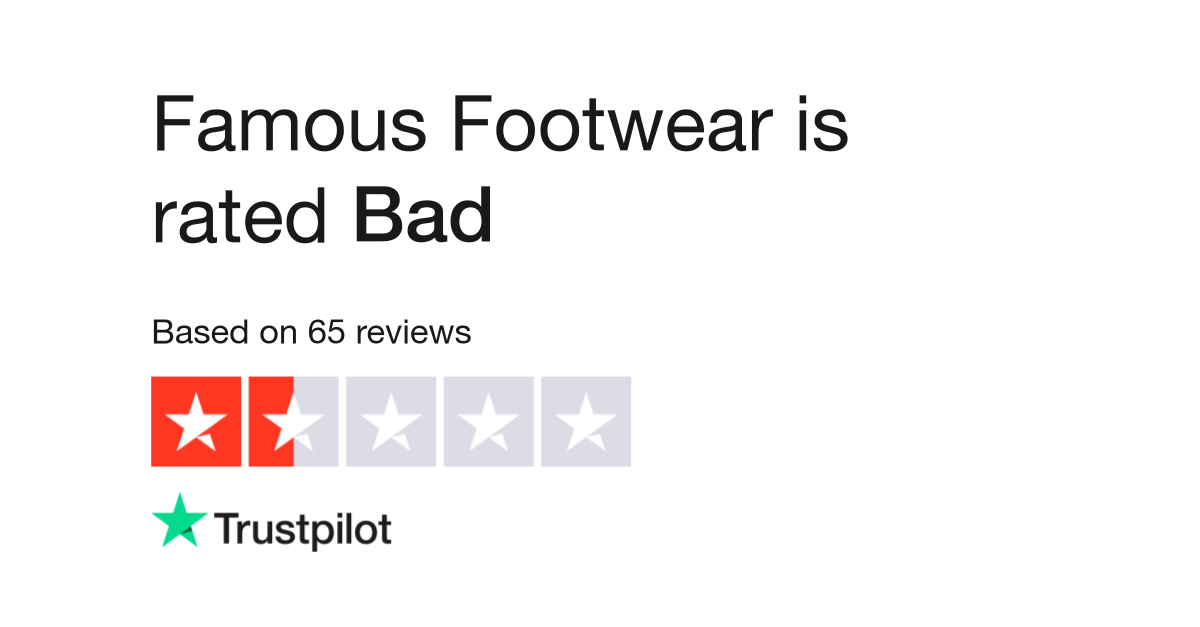 Famous Footwear Reviews  Read Customer Service Reviews of www. famousfootwear.com