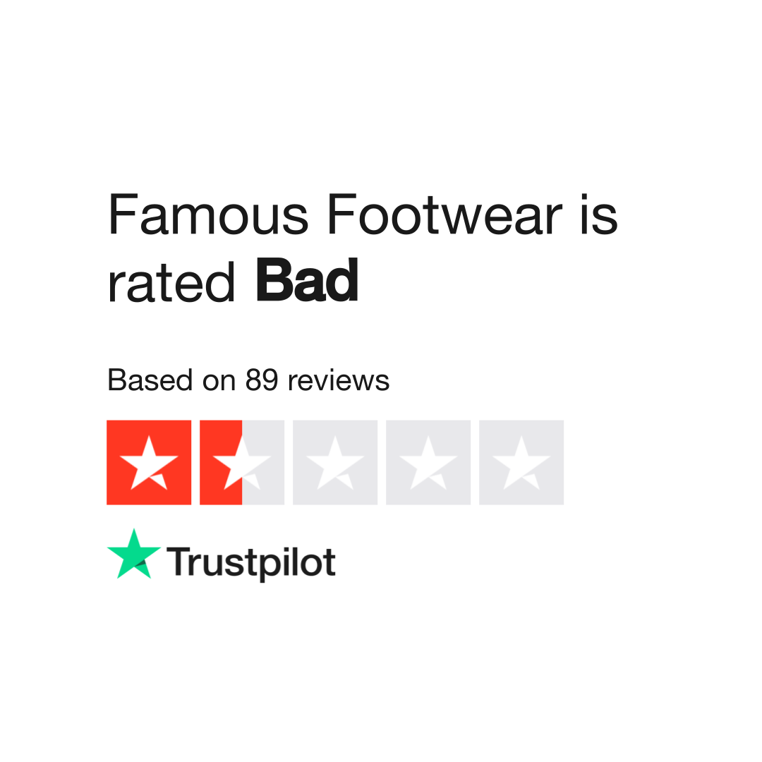 Discount sales famous footwear