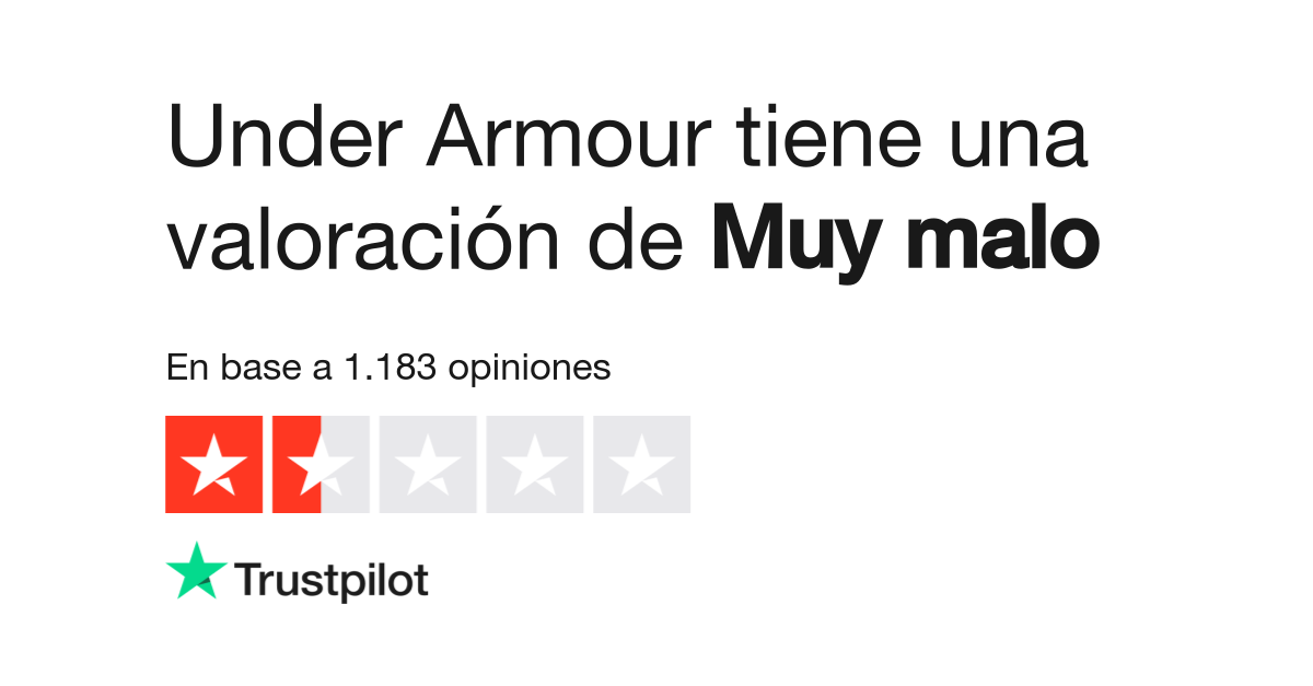 Marca under armour opiniones hot sale