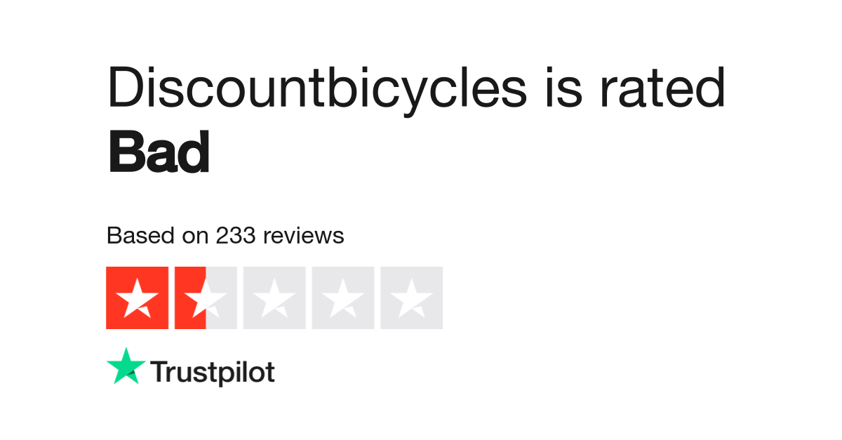 Bike best sale discount trustpilot