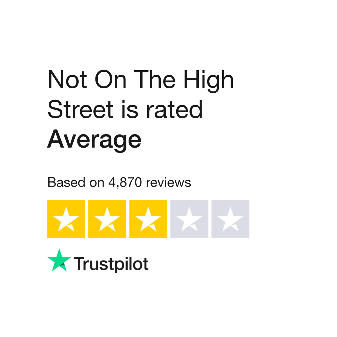 Not On The High Street Reviews  Read Customer Service Reviews of