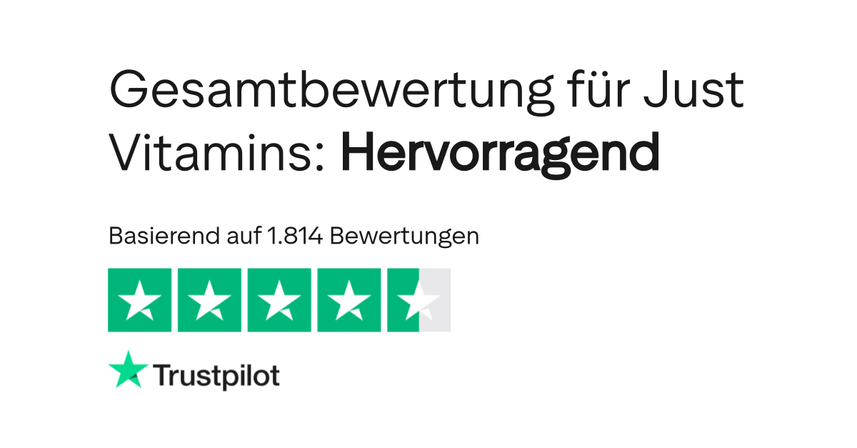 Bewertungen zu Just Vitamins Lesen Sie Kundenbewertungen zu www