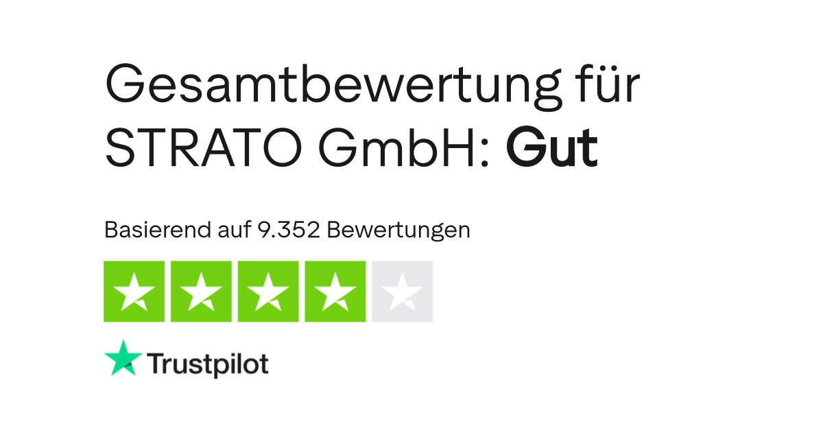 Bewertungen zu STRATO GmbH Lesen Sie Kundenbewertungen zu www.strato.de