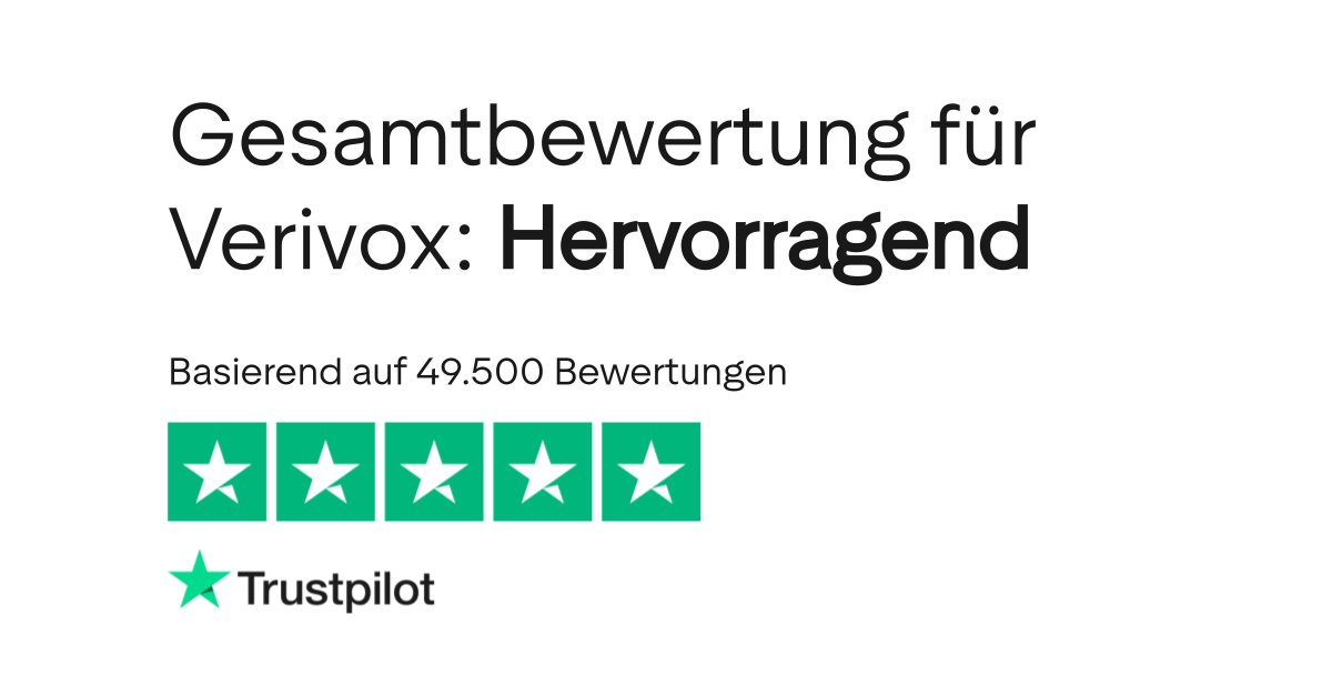 Bewertungen Zu Verivox Lesen Sie Kundenbewertungen Zu Www Verivox De