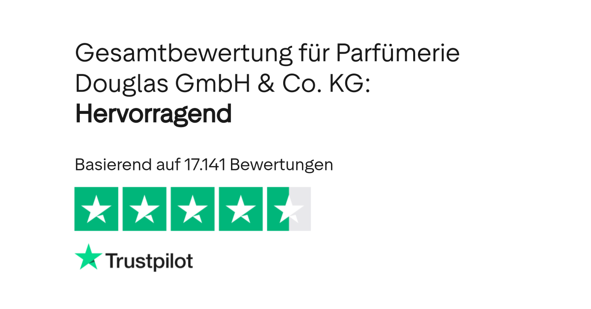 Bewertungen Zu Parfumerie Douglas Gmbh Lesen Sie Kundenbewertungen Zu Www Douglas De 13 Von 55