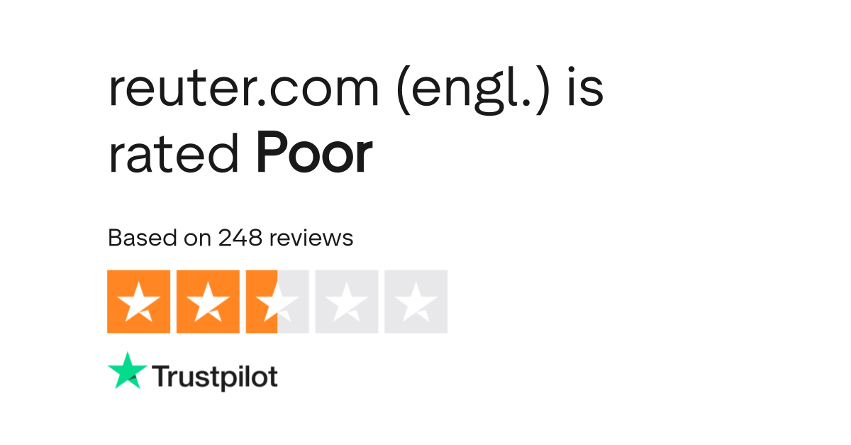Reuter Com Engl Reviews Read Customer Service Reviews Of En Reuter De 2 Of 2