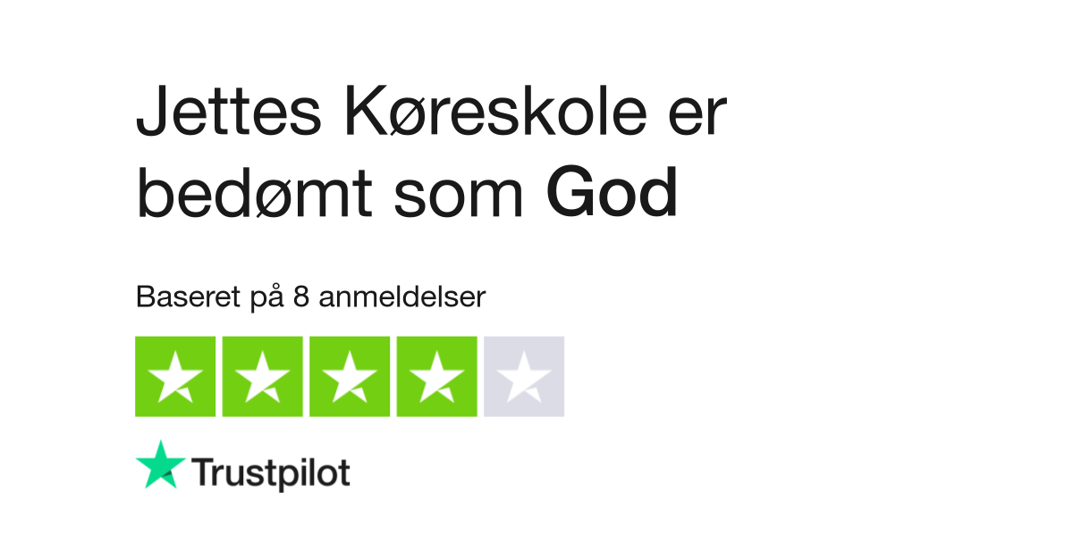 etiket Sparsommelig Gammel mand Anmeldelser af Jettes Køreskole | Læs kundernes anmeldelser af  www.jetteskoreskole.dk