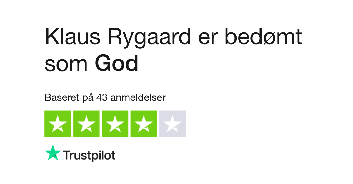 Anmeldelser af Rygaard | kundernes anmeldelser af rygaard.dk
