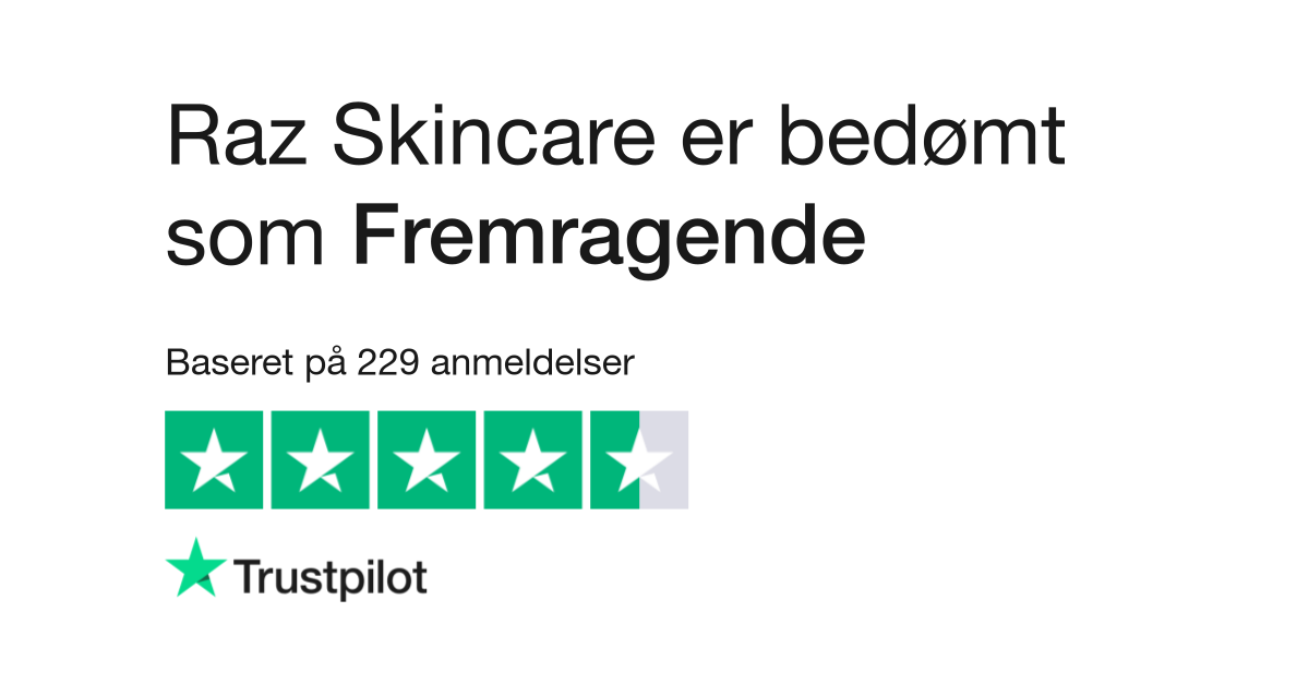 drøm retning bekæmpe Anmeldelser af Raz Skincare | Læs kundernes anmeldelser af www.raz-spa.dk