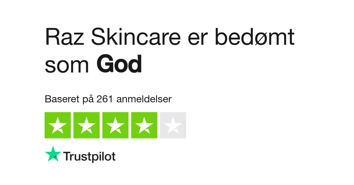 drøm retning bekæmpe Anmeldelser af Raz Skincare | Læs kundernes anmeldelser af www.raz-spa.dk