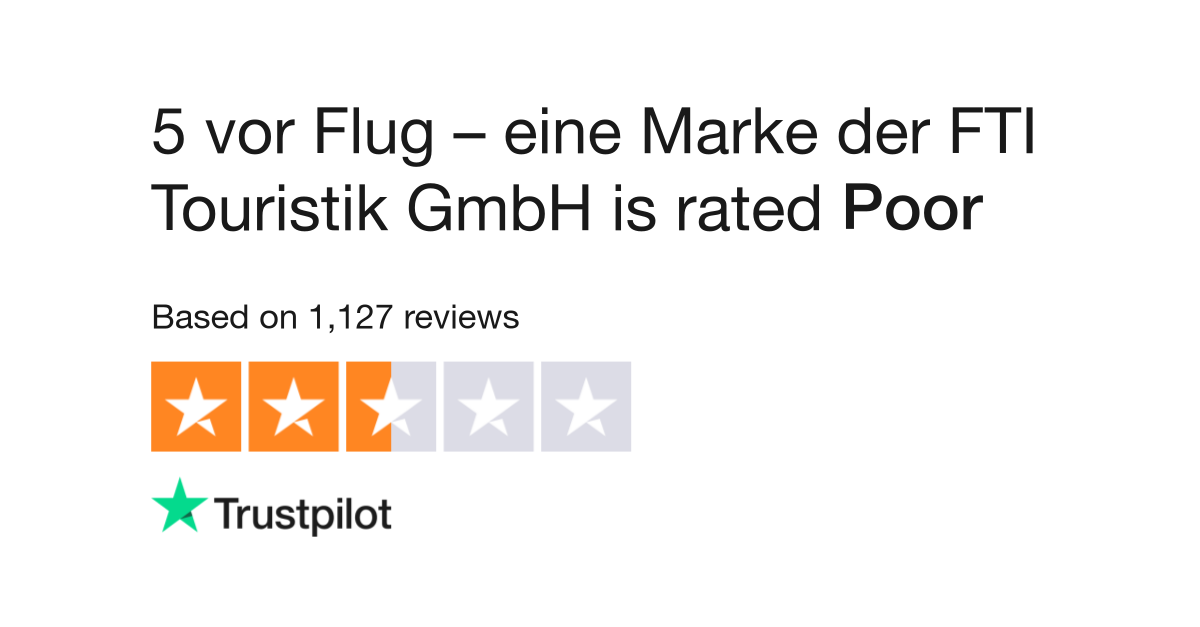 5vorFlug | Read Service Reviews of 5vorflug.de