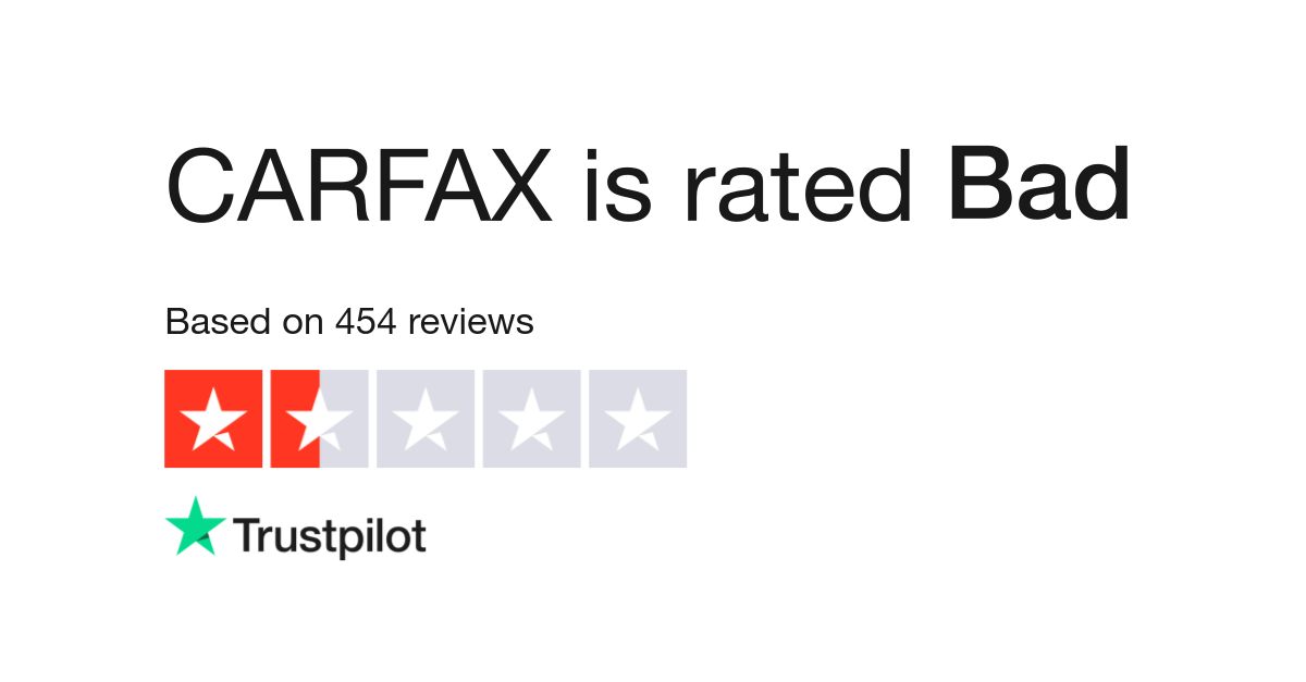 CARFAX Reviews Read Customer Service Reviews of www.carfax