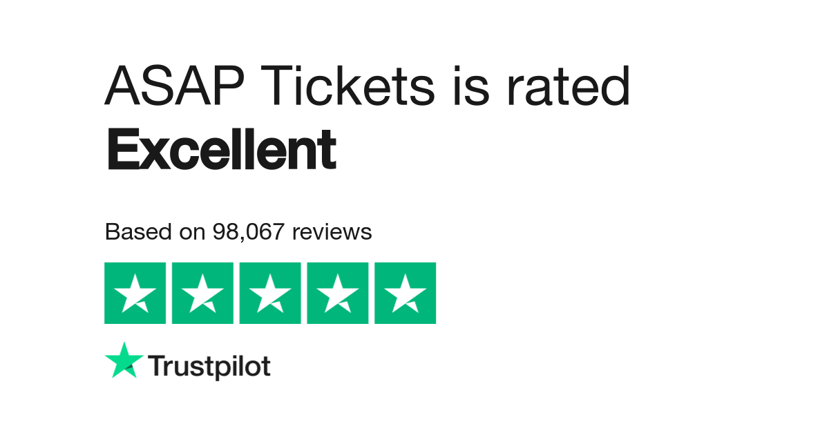 ASAP Tickets Reviews Read Customer Service Reviews of